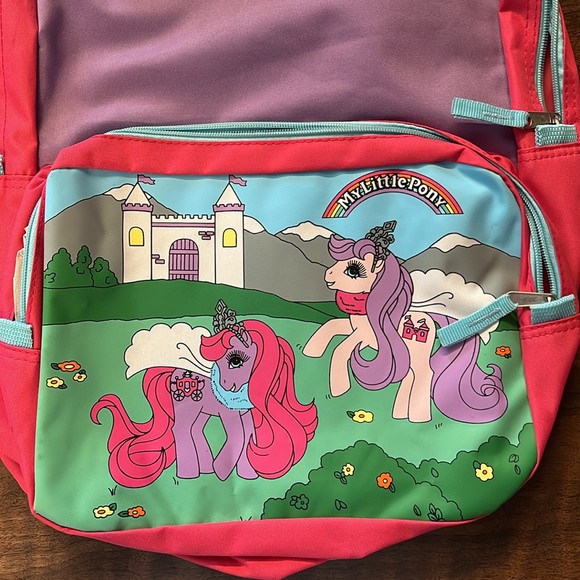 My Little Pony stranger things Kids Backpack pink and purple - Picture 6 of 7